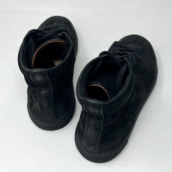 Frye GATES High Top Sneaker Mens 8US Black NuBuck Leather - Picture 6 of 11